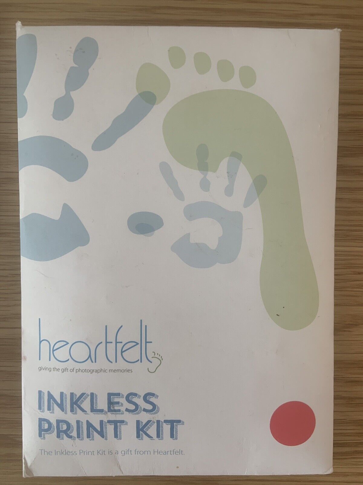 Heartfelt INKLESS PRINT KIT Baby Newborn Hand Foot KEEPSAKE BOX Pet Paw NEW