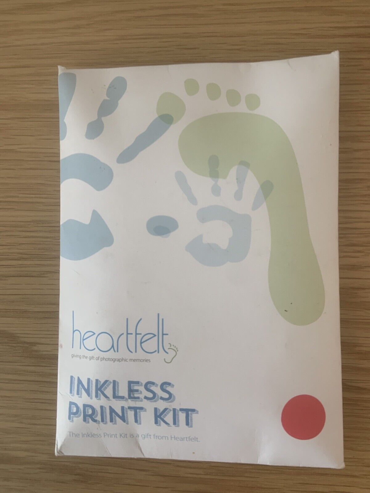 Heartfelt INKLESS PRINT KIT Baby Newborn Hand Foot KEEPSAKE BOX Pet Paw NEW