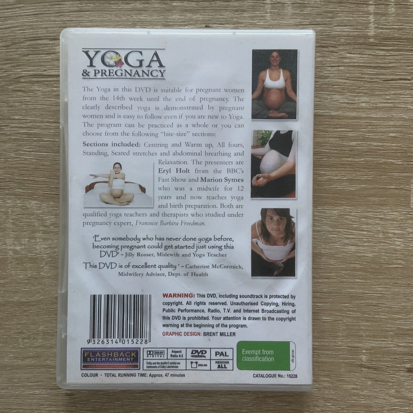 DVD YOGA & PREGNANCY A Guide to Prenatal Fitness A Healthy Birth Childbirth Baby