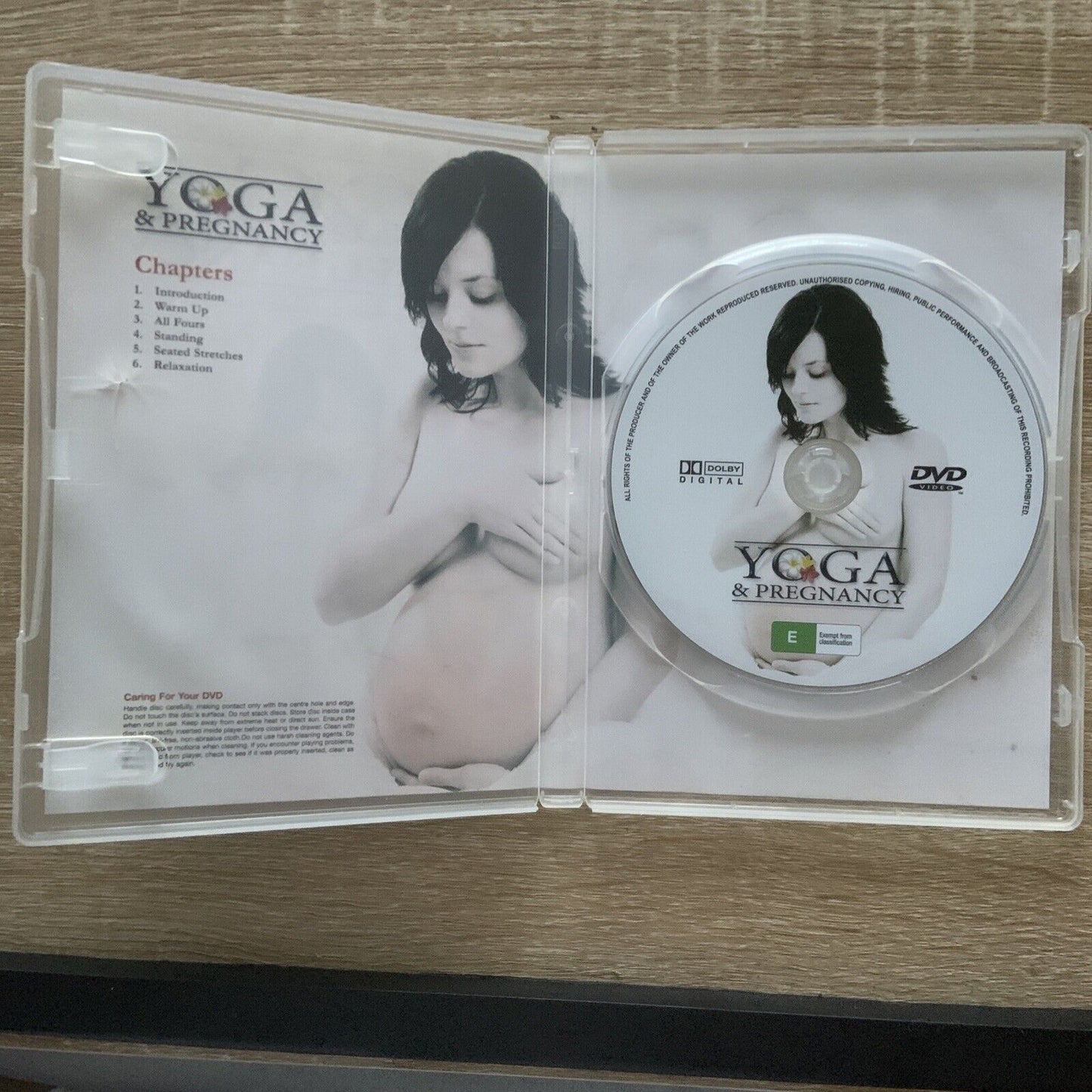 DVD YOGA & PREGNANCY A Guide to Prenatal Fitness A Healthy Birth Childbirth Baby