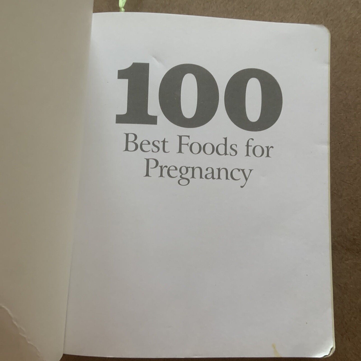 Cookbook 100 BEST FOODS FOR PREGNANCY Charlotte Watts RECIPES Baby Meals PB