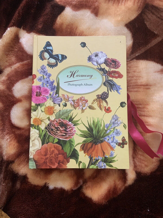 Photograph Album HARMONY Kiky Creative Products 1998 Butterfly Flowers Photo NEW