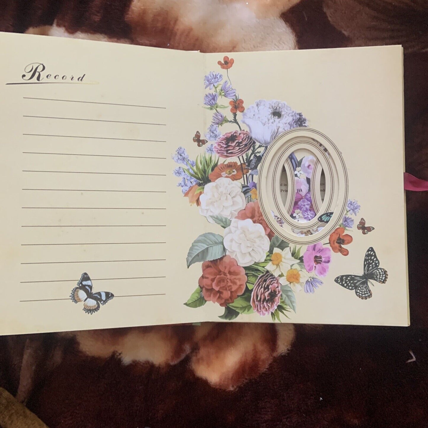 Photograph Album HARMONY Kiky Creative Products 1998 Butterfly Flowers Photo NEW