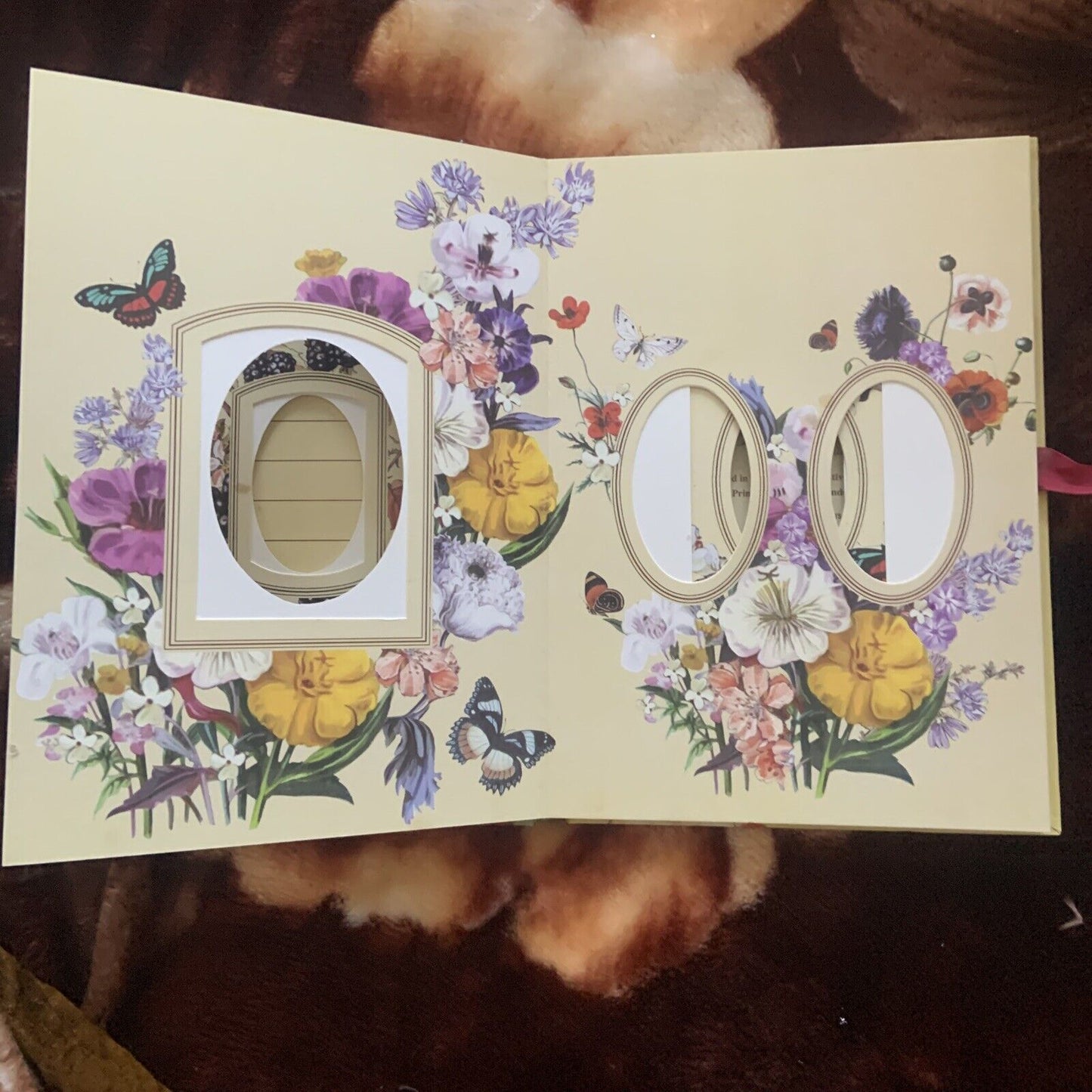 Photograph Album HARMONY Kiky Creative Products 1998 Butterfly Flowers Photo NEW