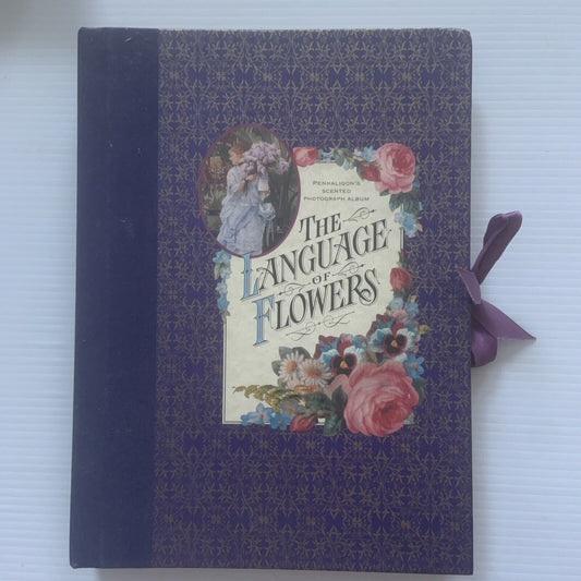 Photograph Album THE LANGUAGE OF FLOWERS  1992 Foxing Tanning 29x20.5cm PHOTO