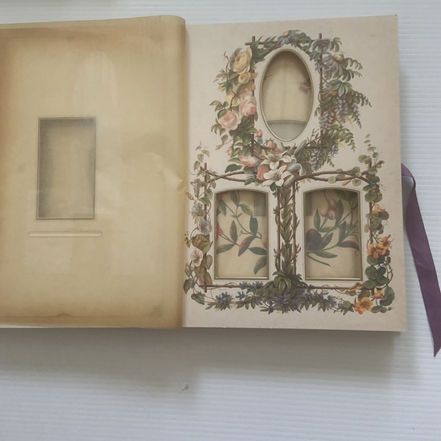 Photograph Album THE LANGUAGE OF FLOWERS  1992 Foxing Tanning 29x20.5cm PHOTO