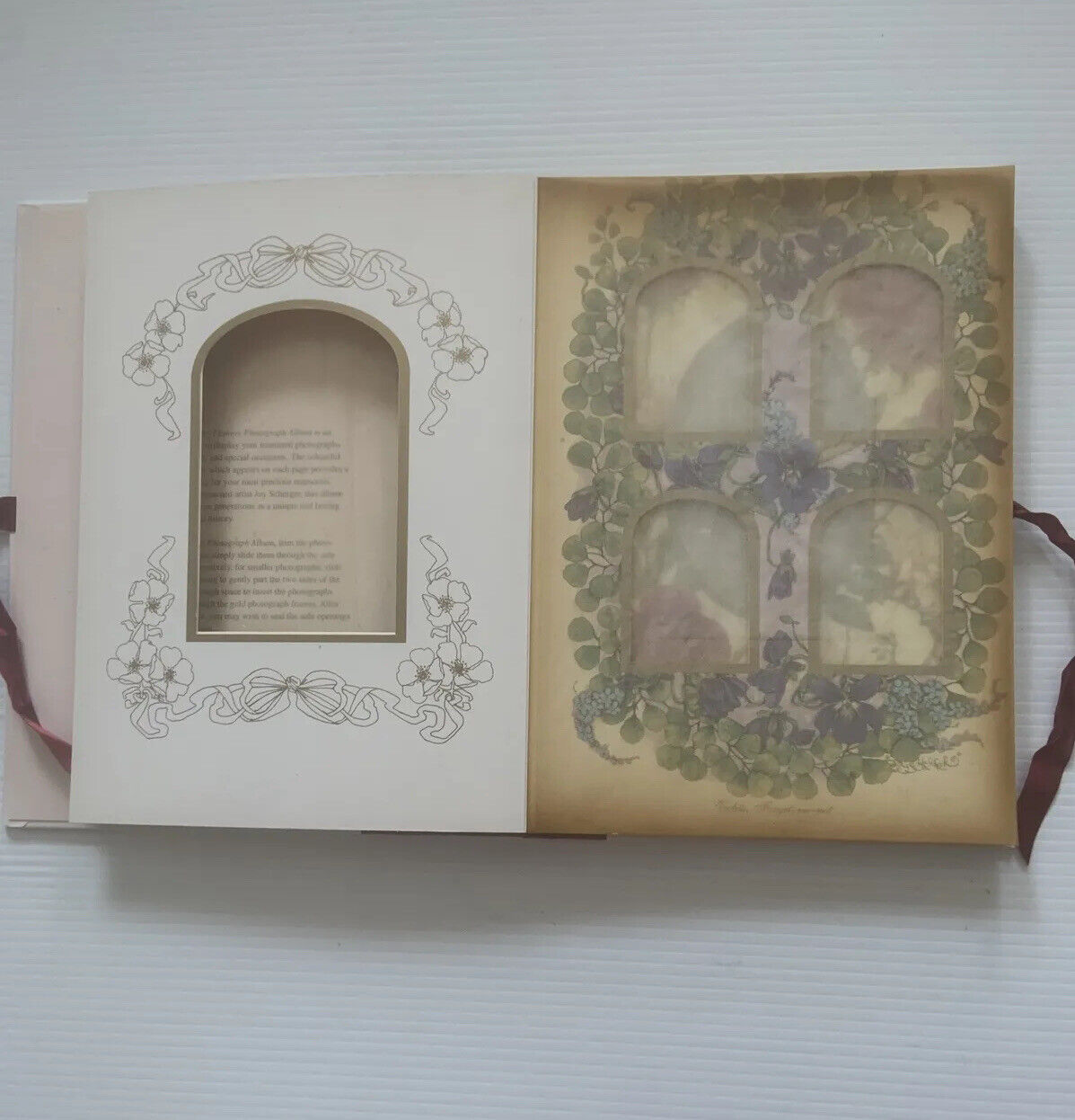 Photograph Album Joy Scherger Country Flowers Victoria Avenue Paper Company 1995