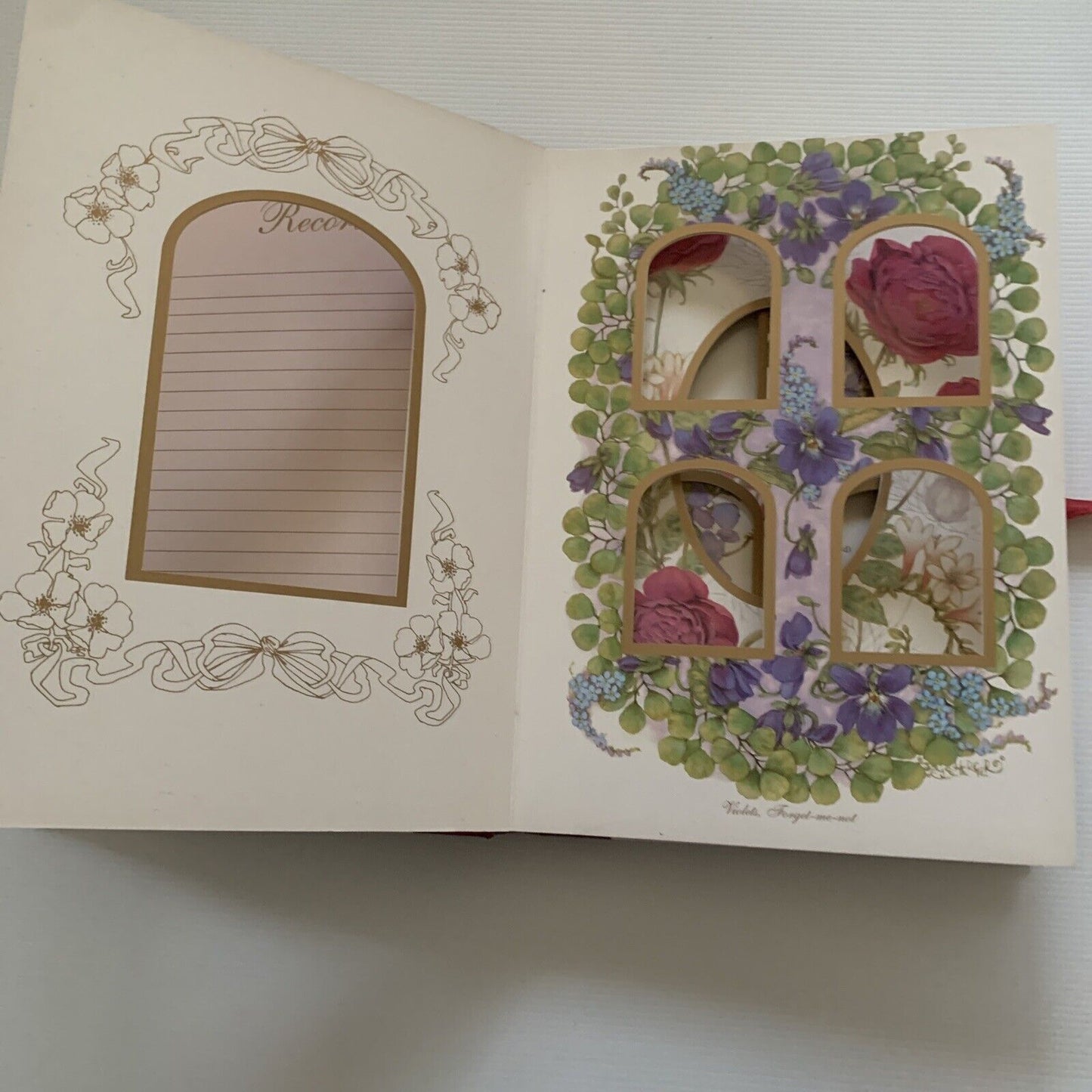 Photograph Album Joy Scherger COUNRY FLOWERS Victoria Avenue Paper Co HC 1995