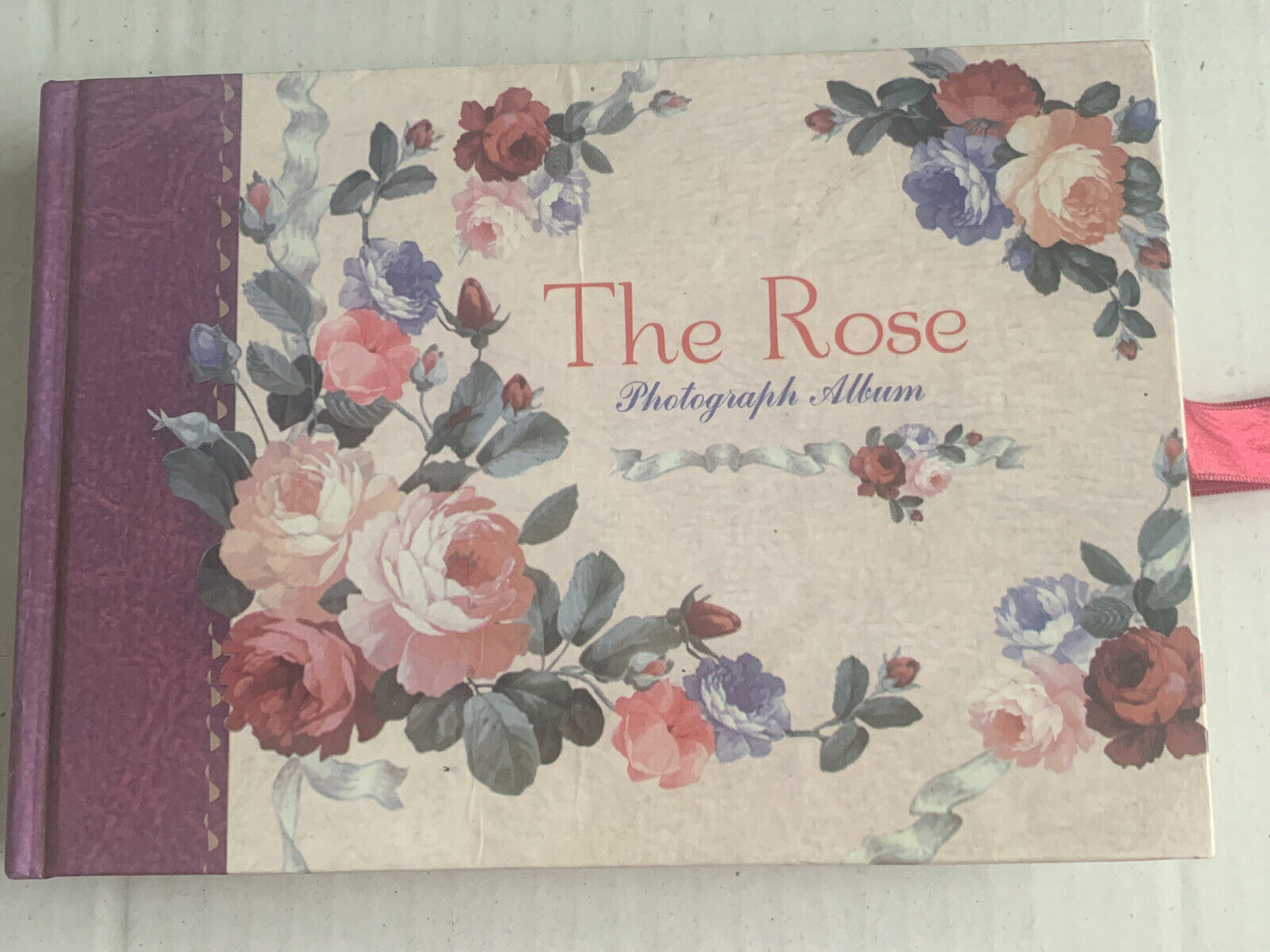 Photograph Album KIKY CREATIVE The Rose Oval Borders 1997 Die Cut Slide In Pics