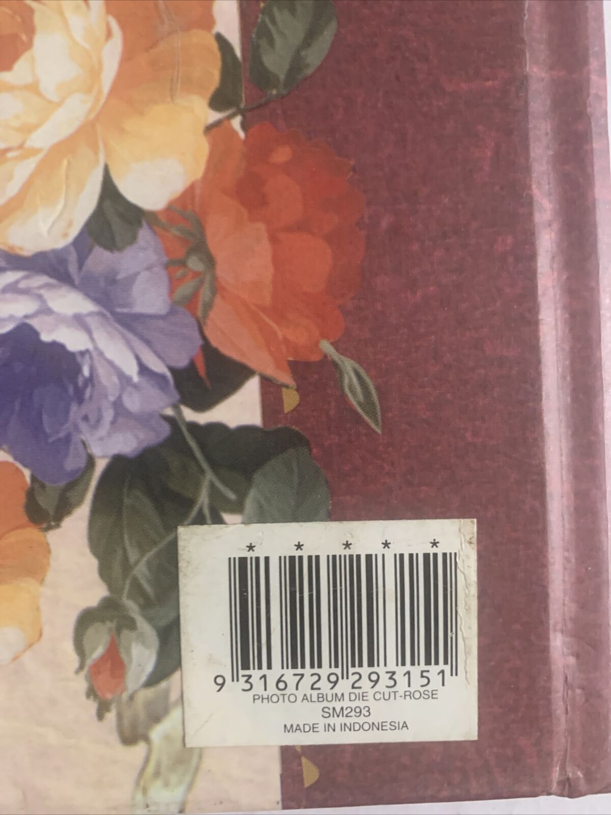 Photograph Album KIKY CREATIVE The Rose Oval Borders 1997 Die Cut Slide In Pics