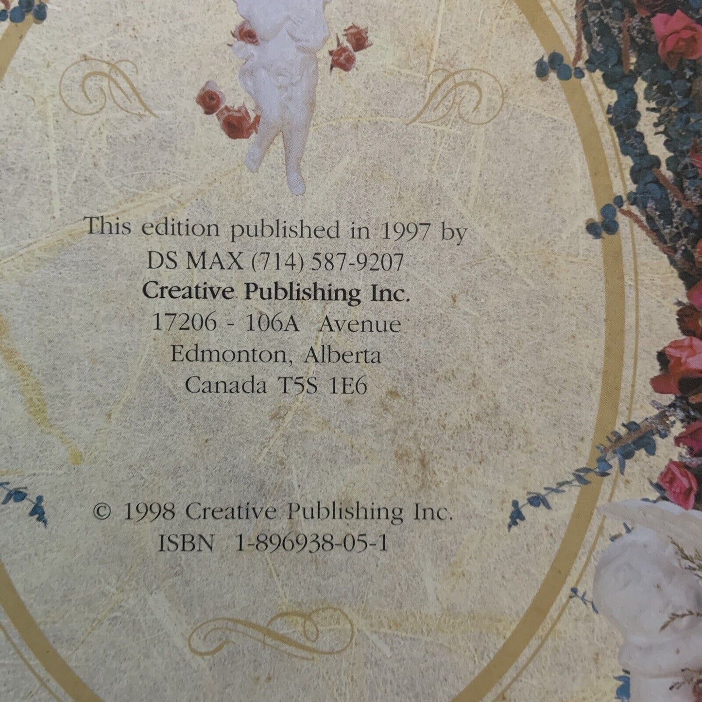 Photograph Album VICTORIAN ANGELS 1998 Creative Publishing Inc DS-MAX Roses NEW