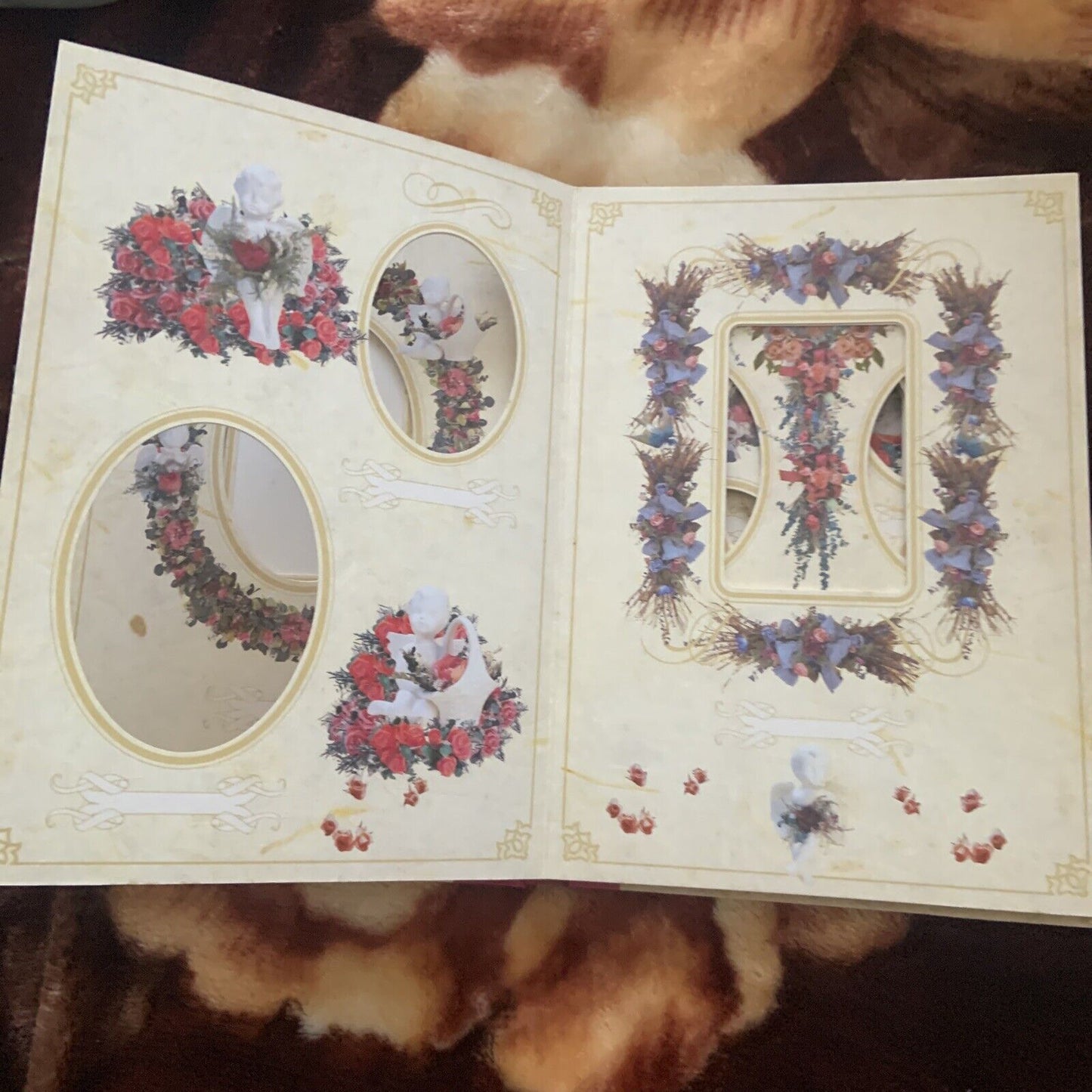 Photograph Album VICTORIAN ANGELS 1998 Creative Publishing Inc DS-MAX Roses NEW