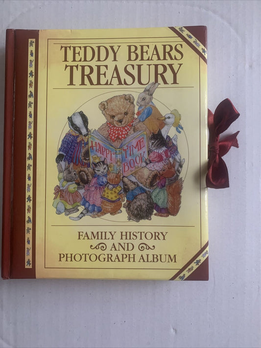 Photograph Album TEDDY BEARS TREASURY Family History  Unused  Board Book 1997