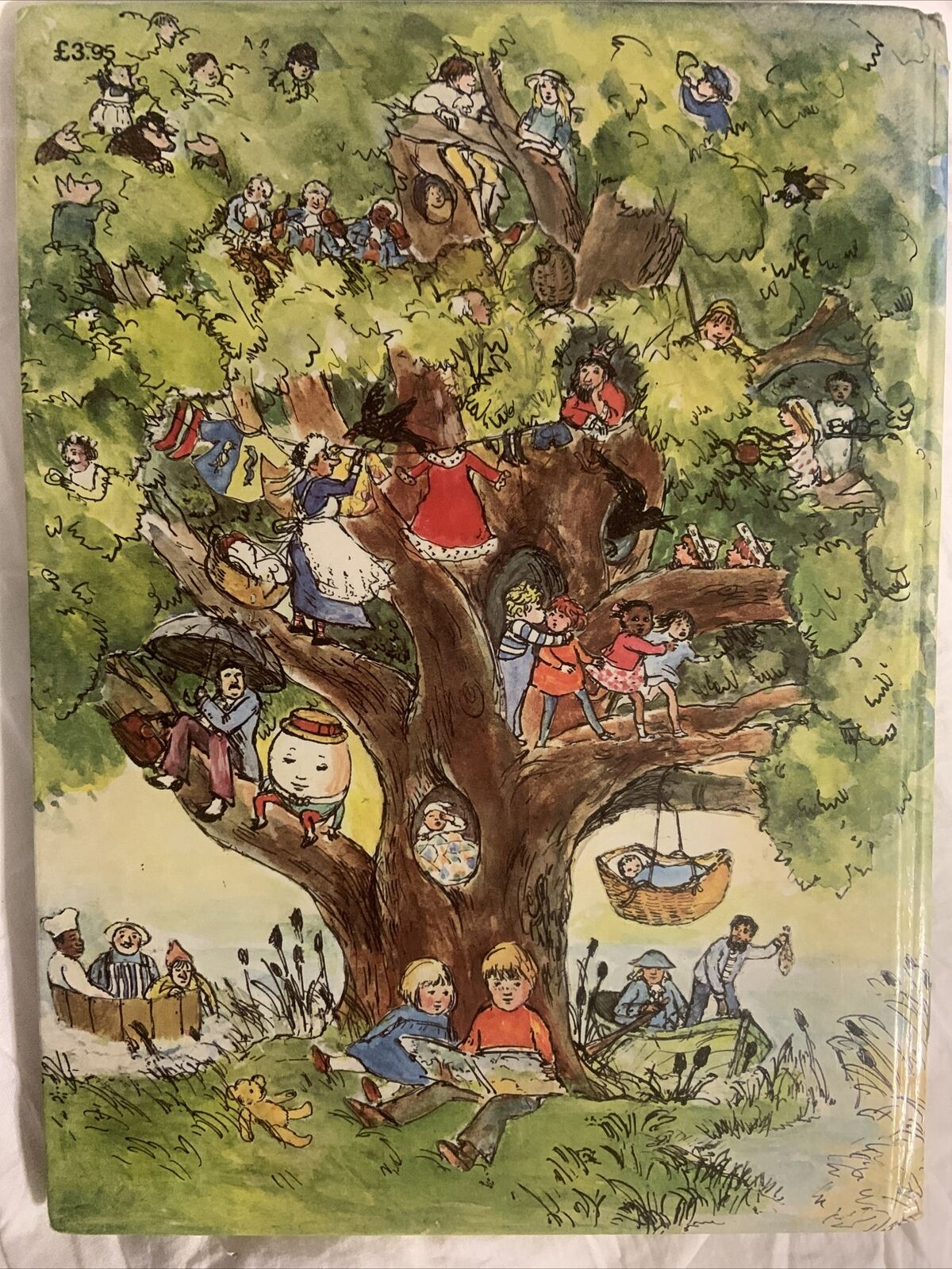 Vintage HC THE BEST BOOK OF NURSERY RHYMES illustrated Carolyn Dinan Large 1983