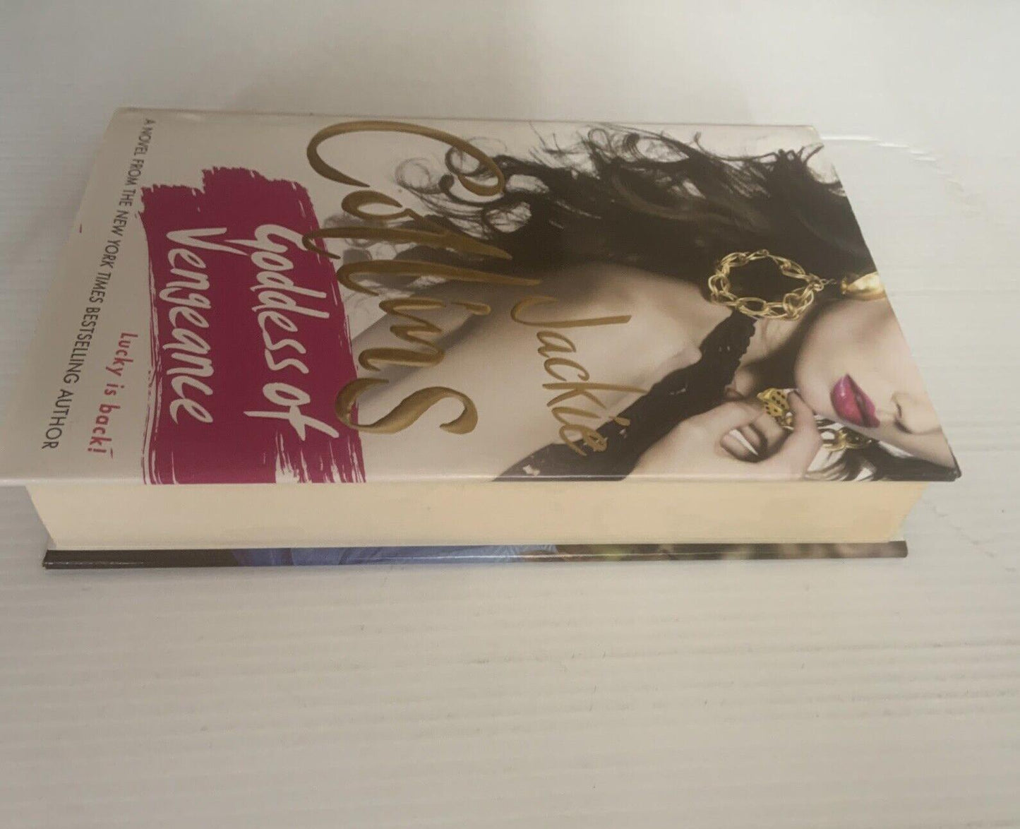 HC Book GODDESS OF VENGEANCE by Jackie Collins 2011 Sexy Novel Lucky Is Back
