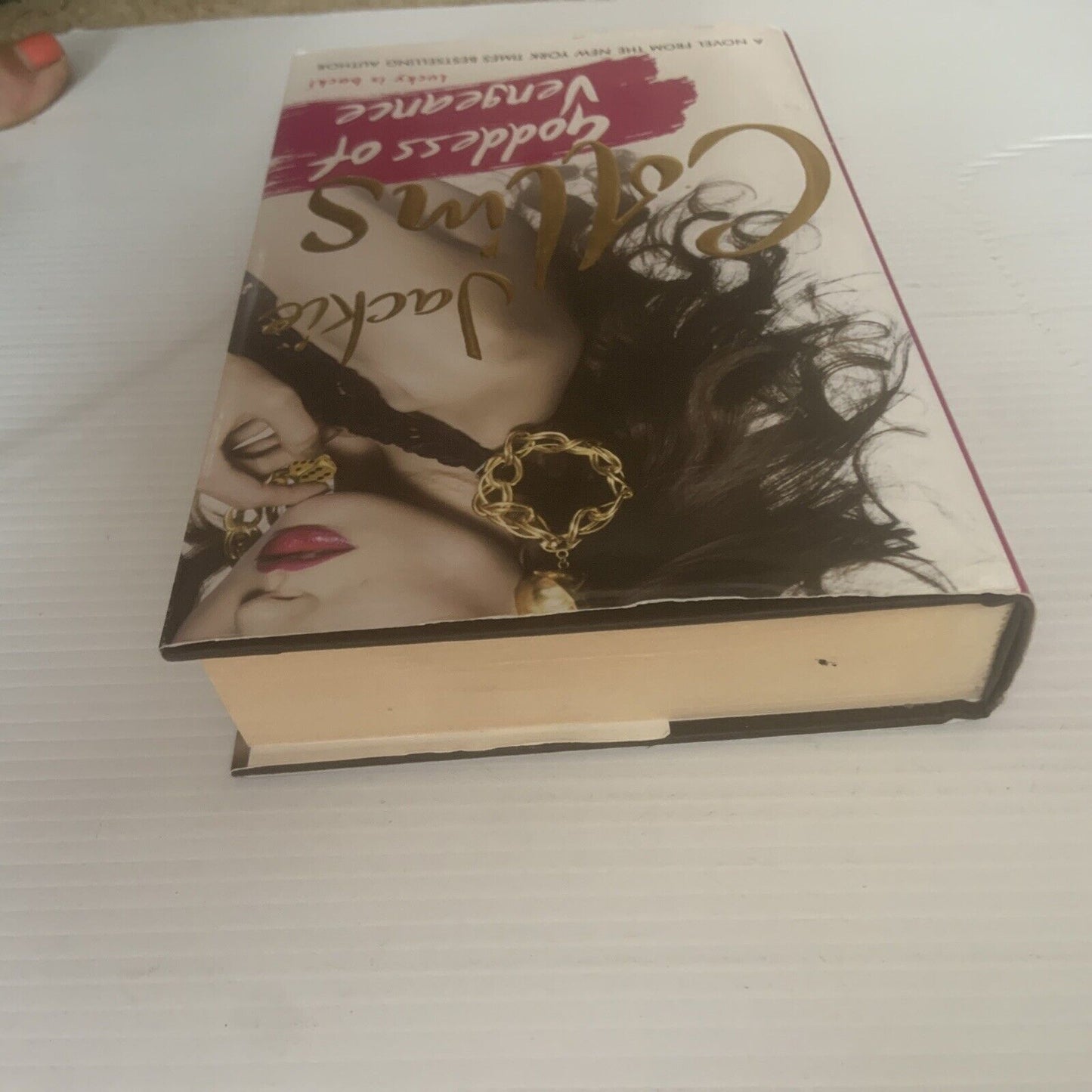 HC Book GODDESS OF VENGEANCE by Jackie Collins 2011 Sexy Novel Lucky Is Back