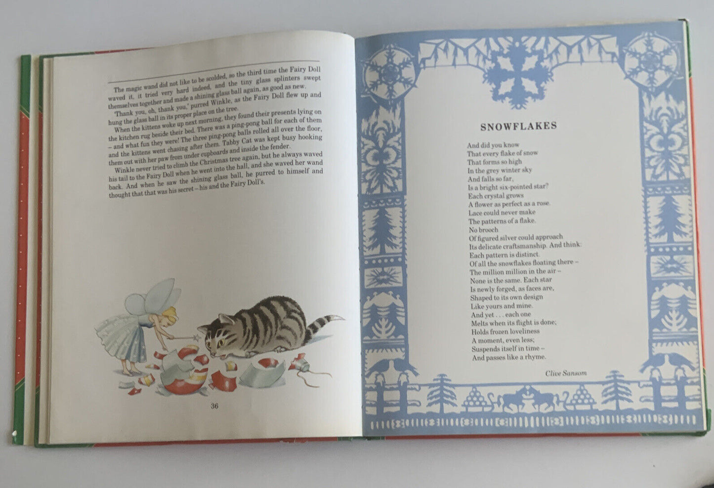 HC 1986 The Christmas Treasury Collection Stories Poems Carols Traditions DJ