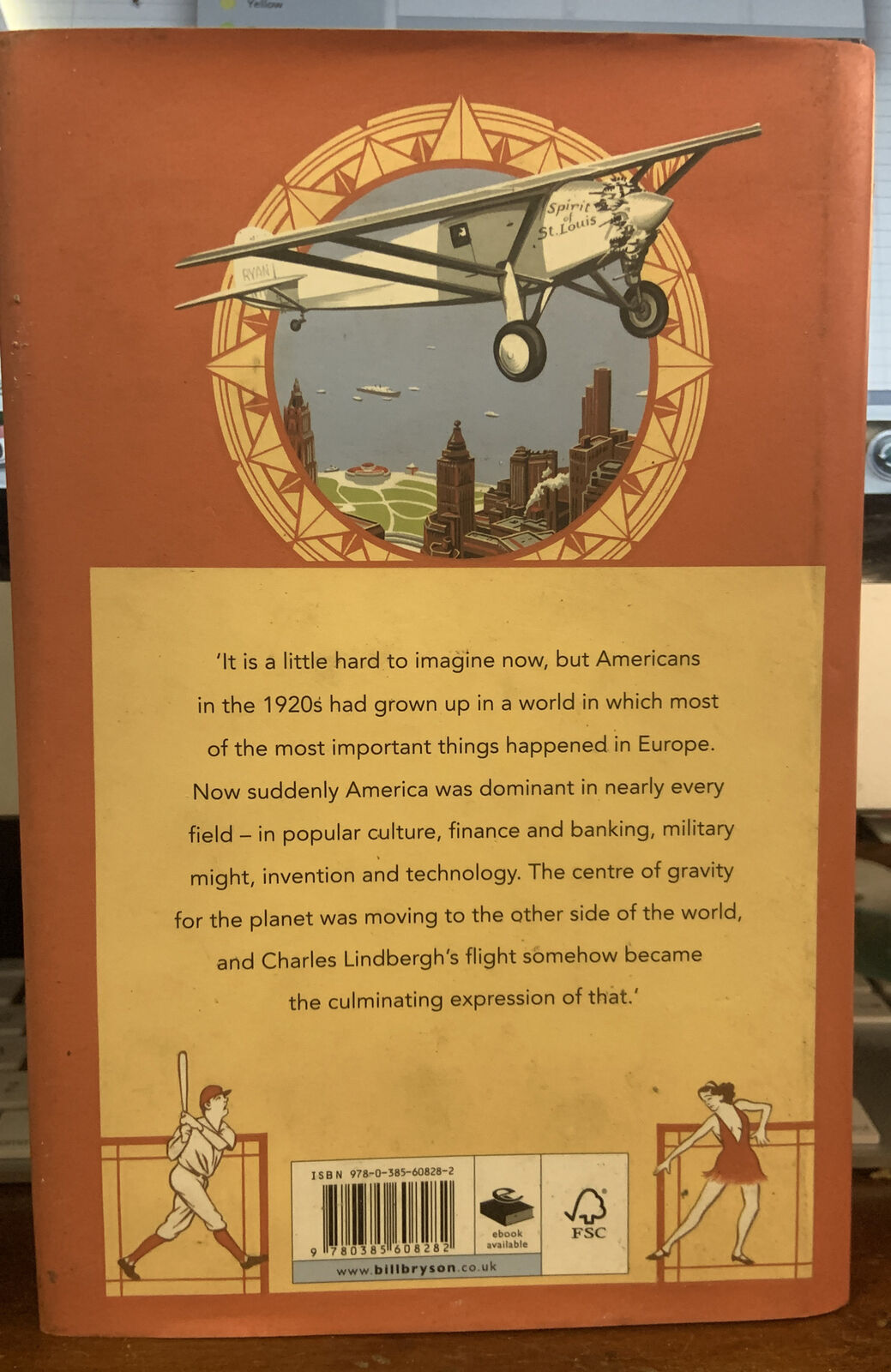 HC Bill Bryson ONE SUMMER AMERICA 1927 Great Depression Al Capone Lindbergh DJ