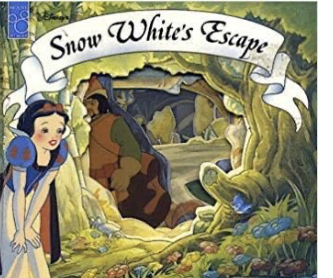 Vintage HC SNOW WHITES ESCAPE Movable Acetate Window Hidden Characters Board