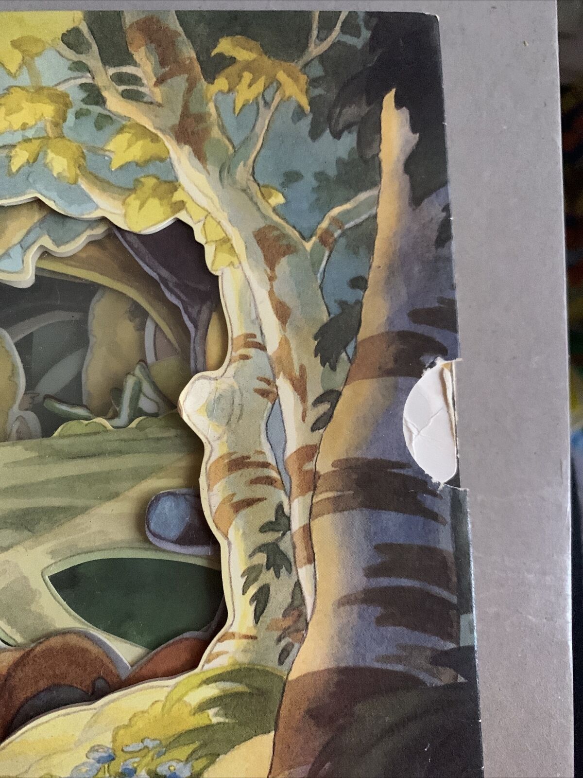 Vintage HC SNOW WHITES ESCAPE Movable Acetate Window Hidden Characters Board