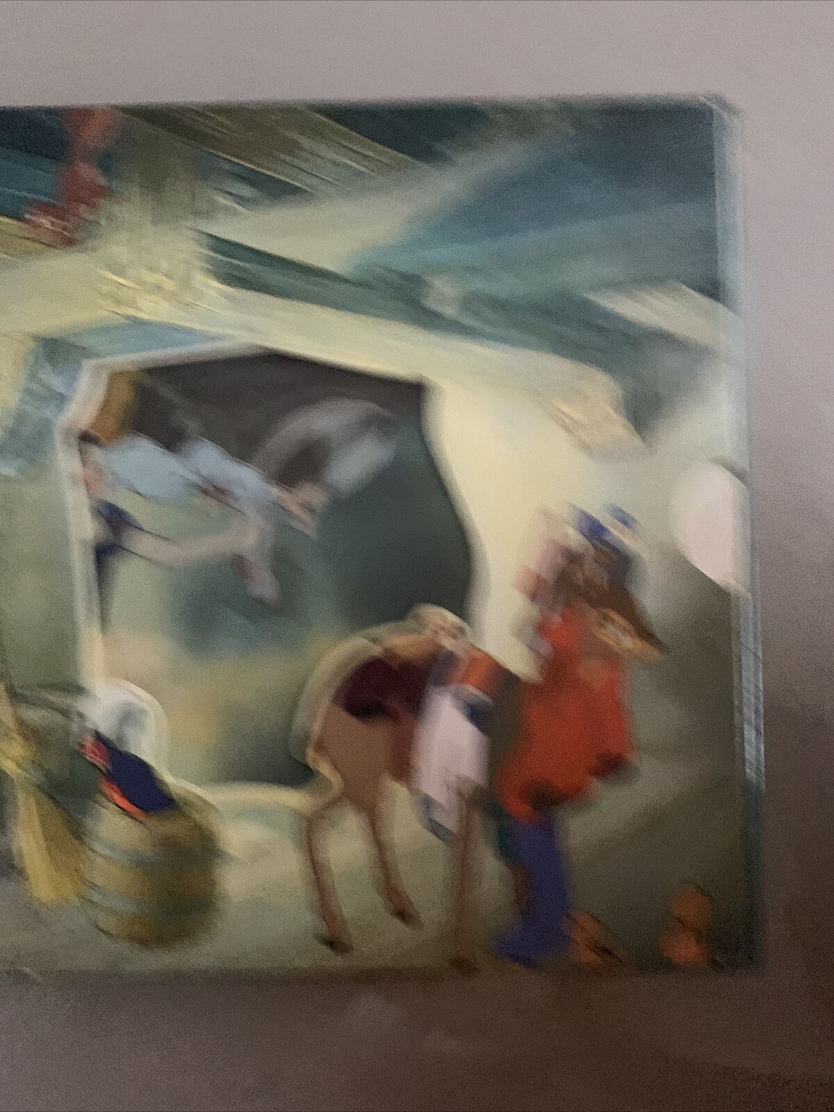 Vintage HC SNOW WHITES ESCAPE Movable Acetate Window Hidden Characters Board