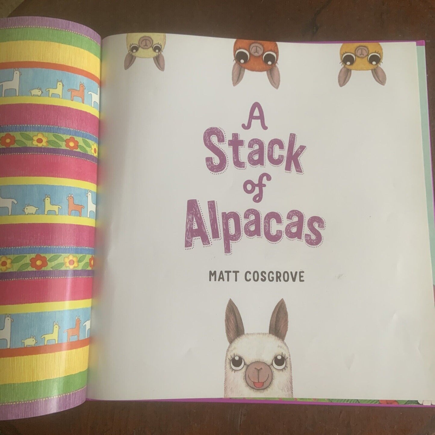 HC Book A Stack of Alpacas by Matt Cosgrove (English) Children’s Story Book