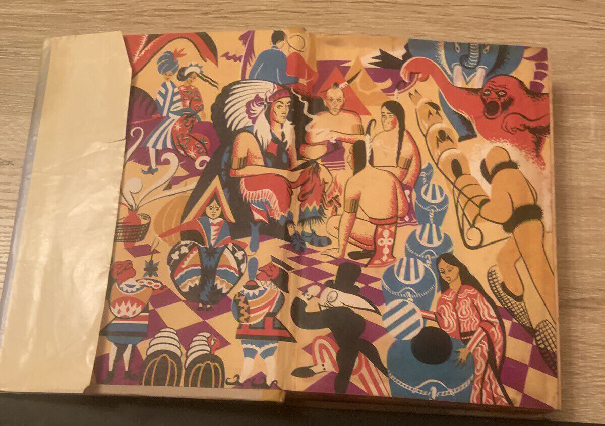 Vintage HC Book ALICES ADVENTURES IN WONDERLAND & Through The Looking Glass 1952