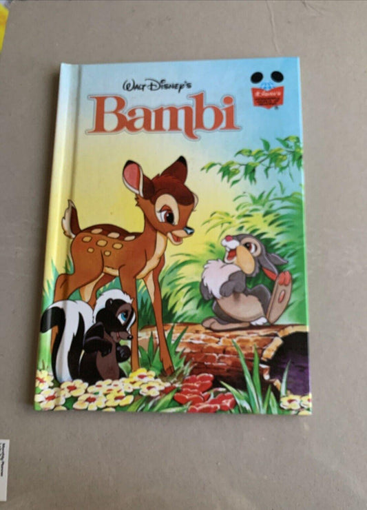 HC Book Walt Disneys Bambi Disney’s World of Reading 2000 Children’s Classic