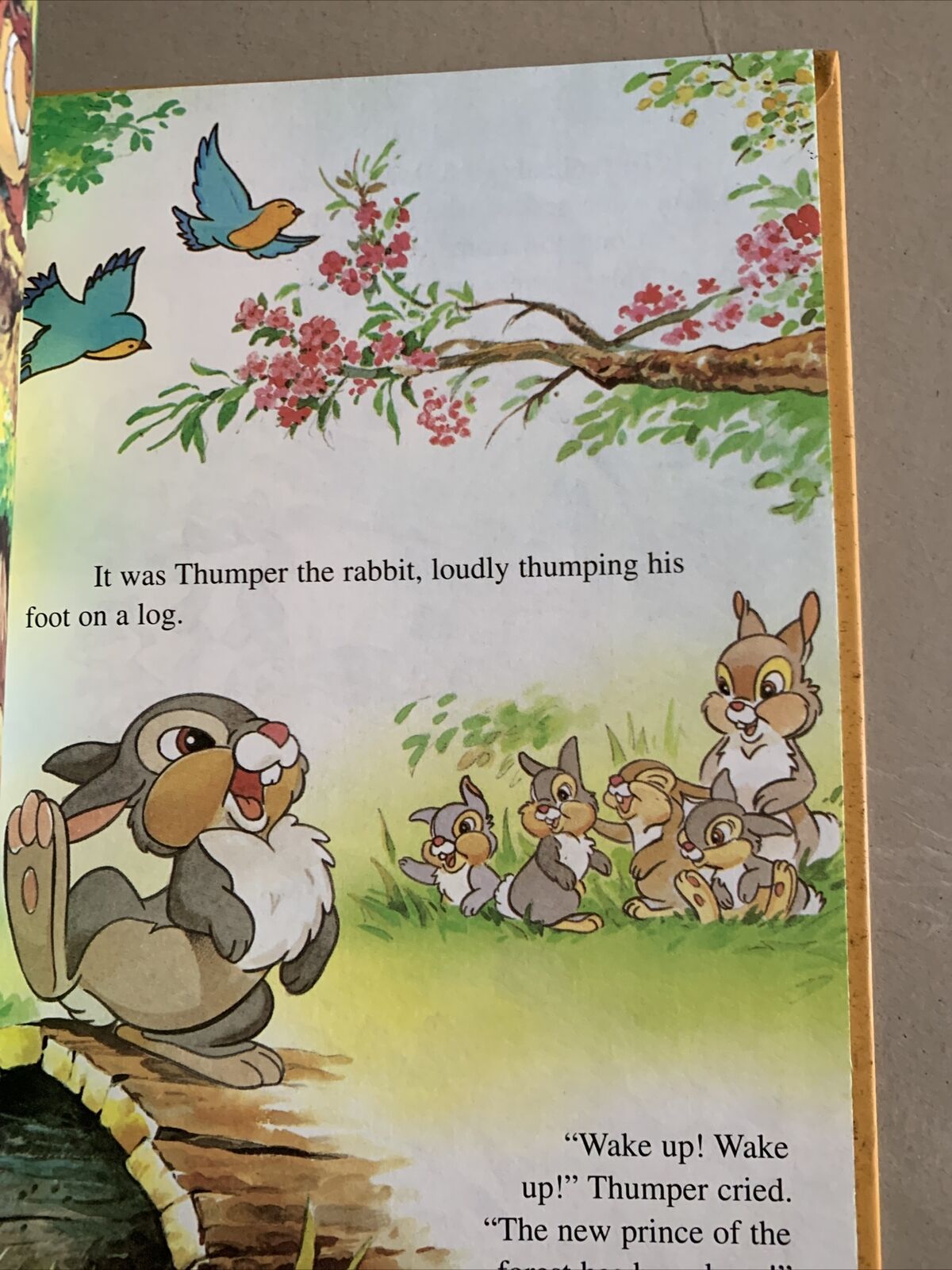 HC Book Walt Disneys Bambi Disney’s World of Reading 2000 Children’s Classic