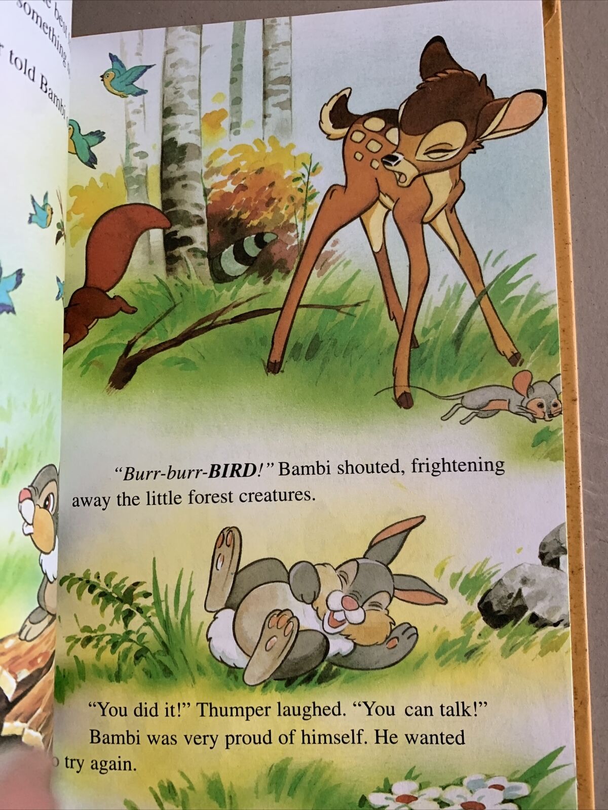 HC Book Walt Disneys Bambi Disney’s World of Reading 2000 Children’s Classic