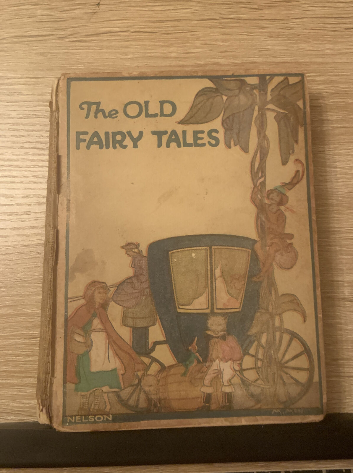 THE OLD FAIRY TALES 9 Stories Nelson Lilian A Govey Illustrator Circa 1925 HC