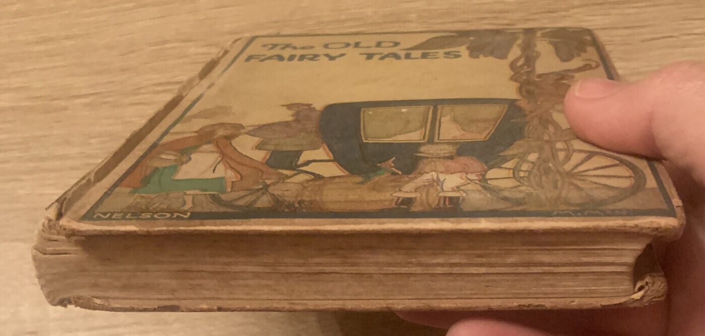 THE OLD FAIRY TALES 9 Stories Nelson Lilian A Govey Illustrator Circa 1925 HC