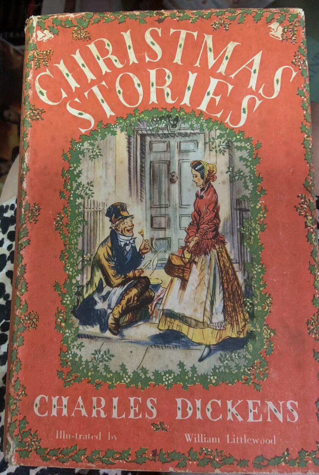 Vintage HC CHRISTMAS STORIES Charles Dickens Heirloom 1956 Colour Plates 288 pg