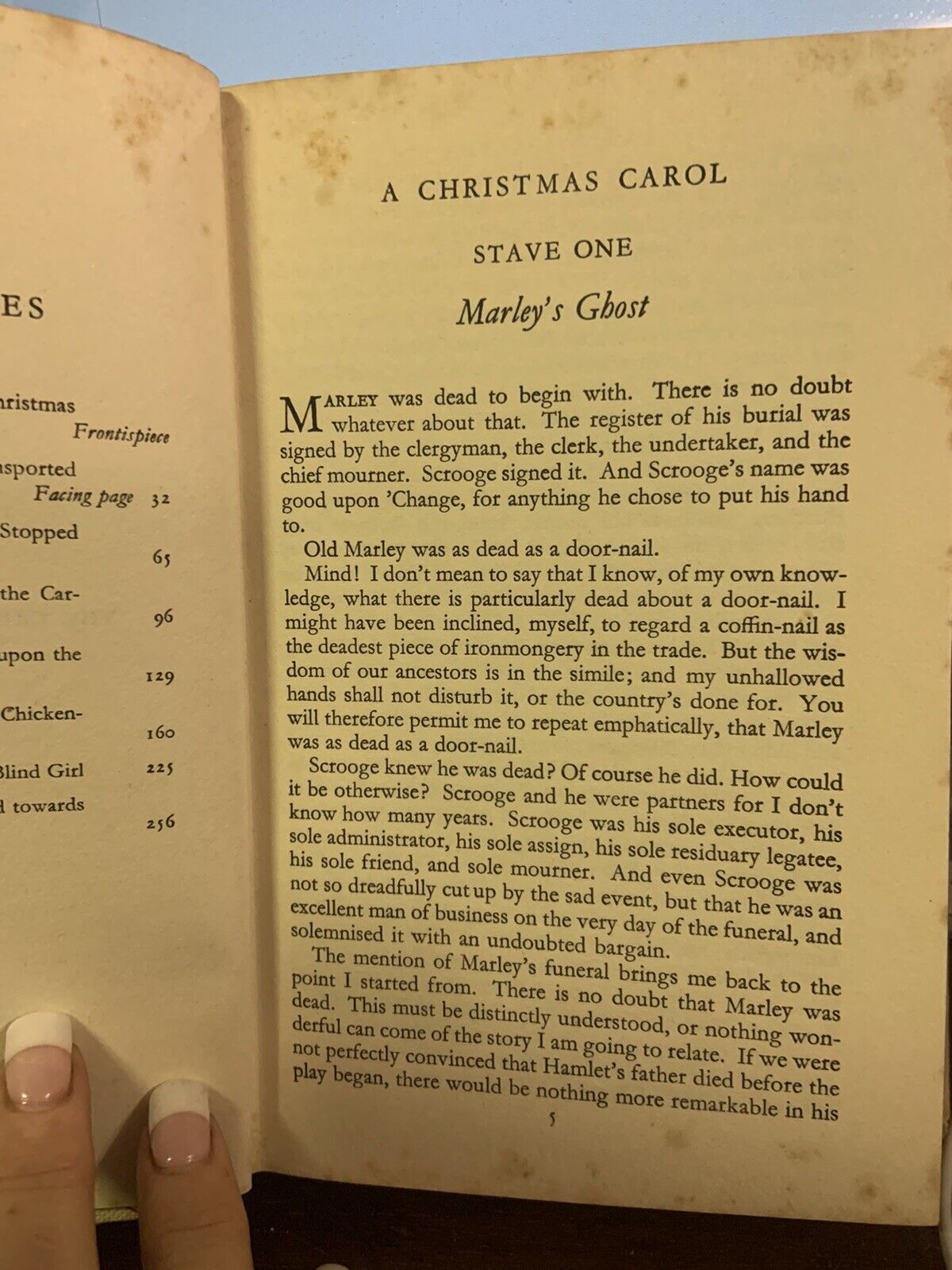 Vintage HC CHRISTMAS STORIES Charles Dickens Heirloom 1956 Colour Plates 288 pg
