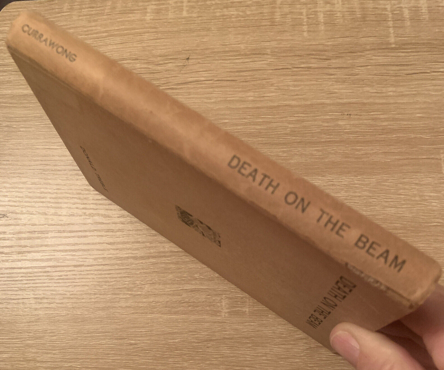 Vintage HC Book DEATH ON THE BEAM Donald Treble Circa 1940's Novel Fair Conditio