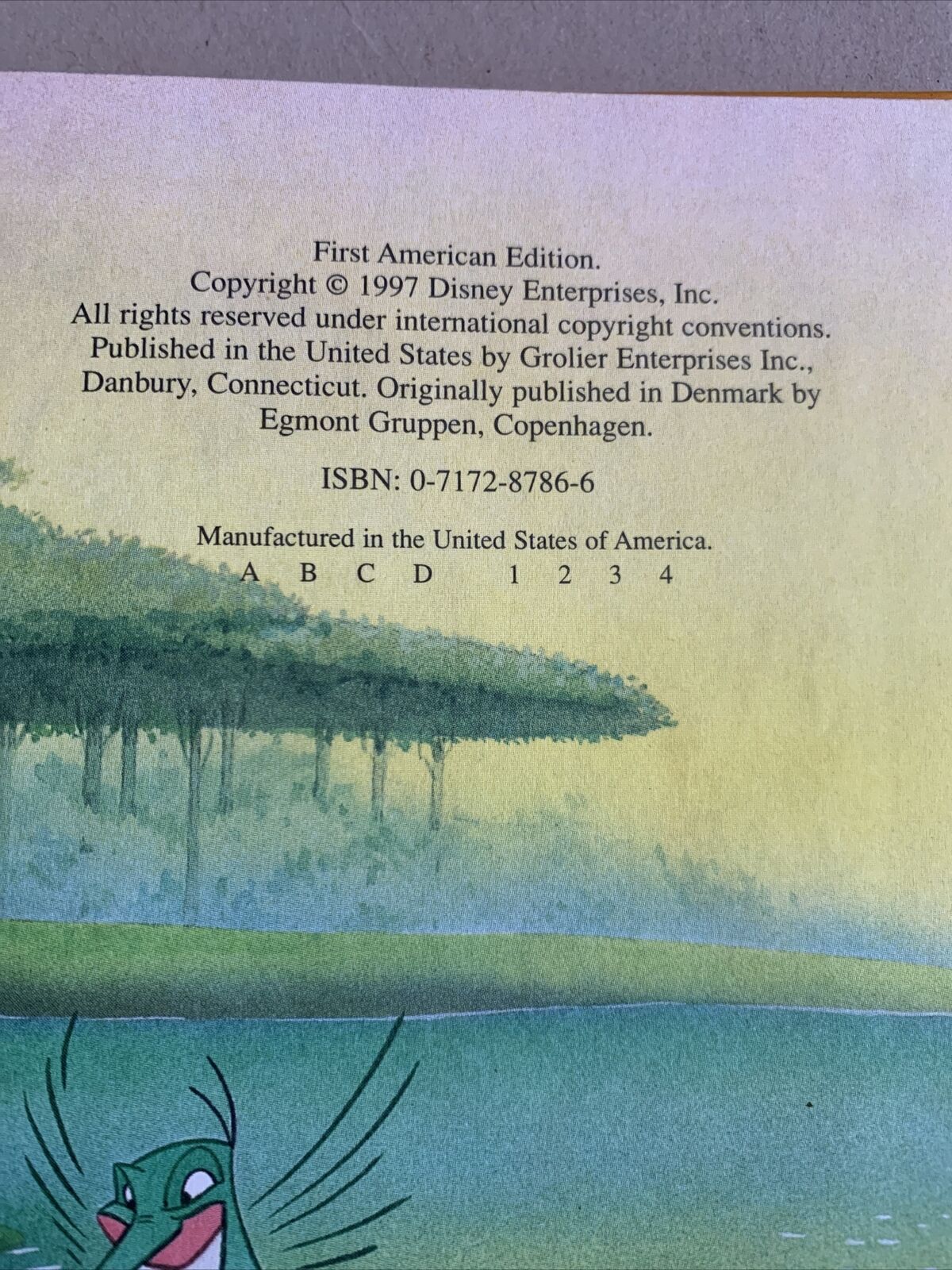 HC Book Disneys Pocahontas and the Baby Eagle Illustrated Full Colour  1997