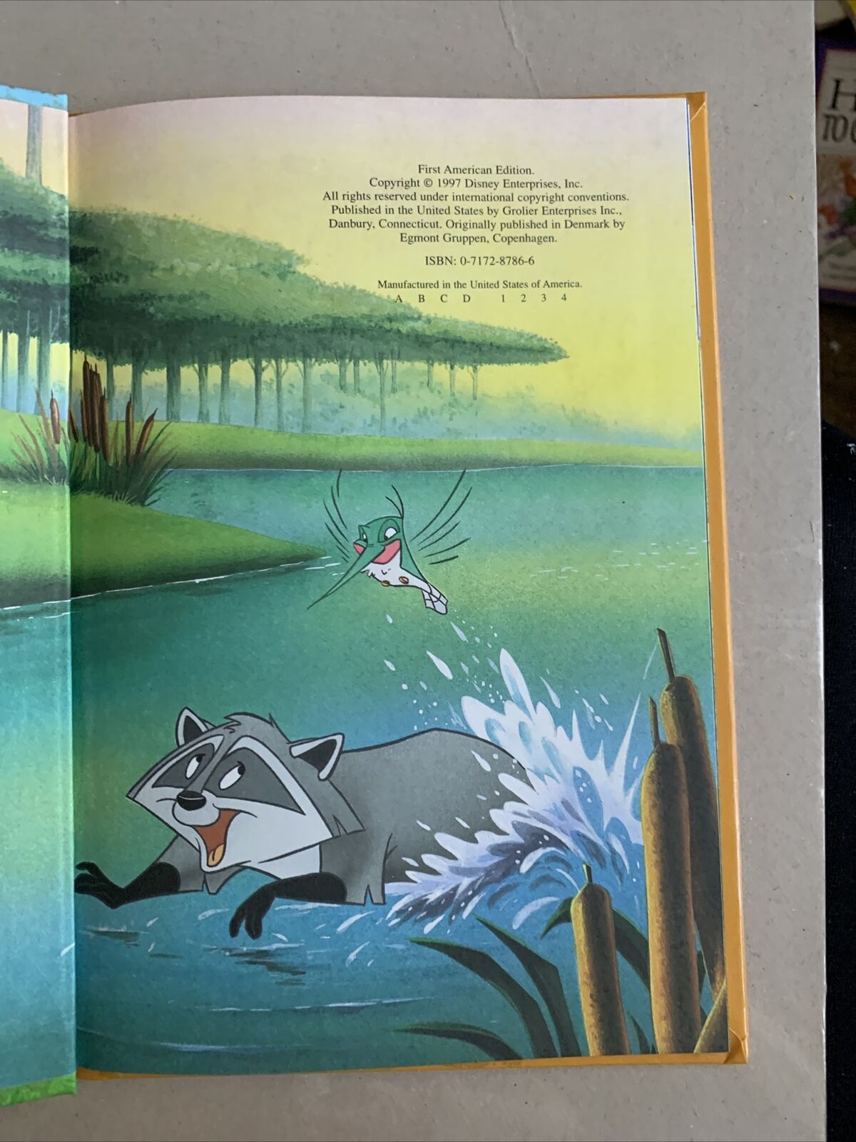 HC Book Disneys Pocahontas and the Baby Eagle Illustrated Full Colour  1997