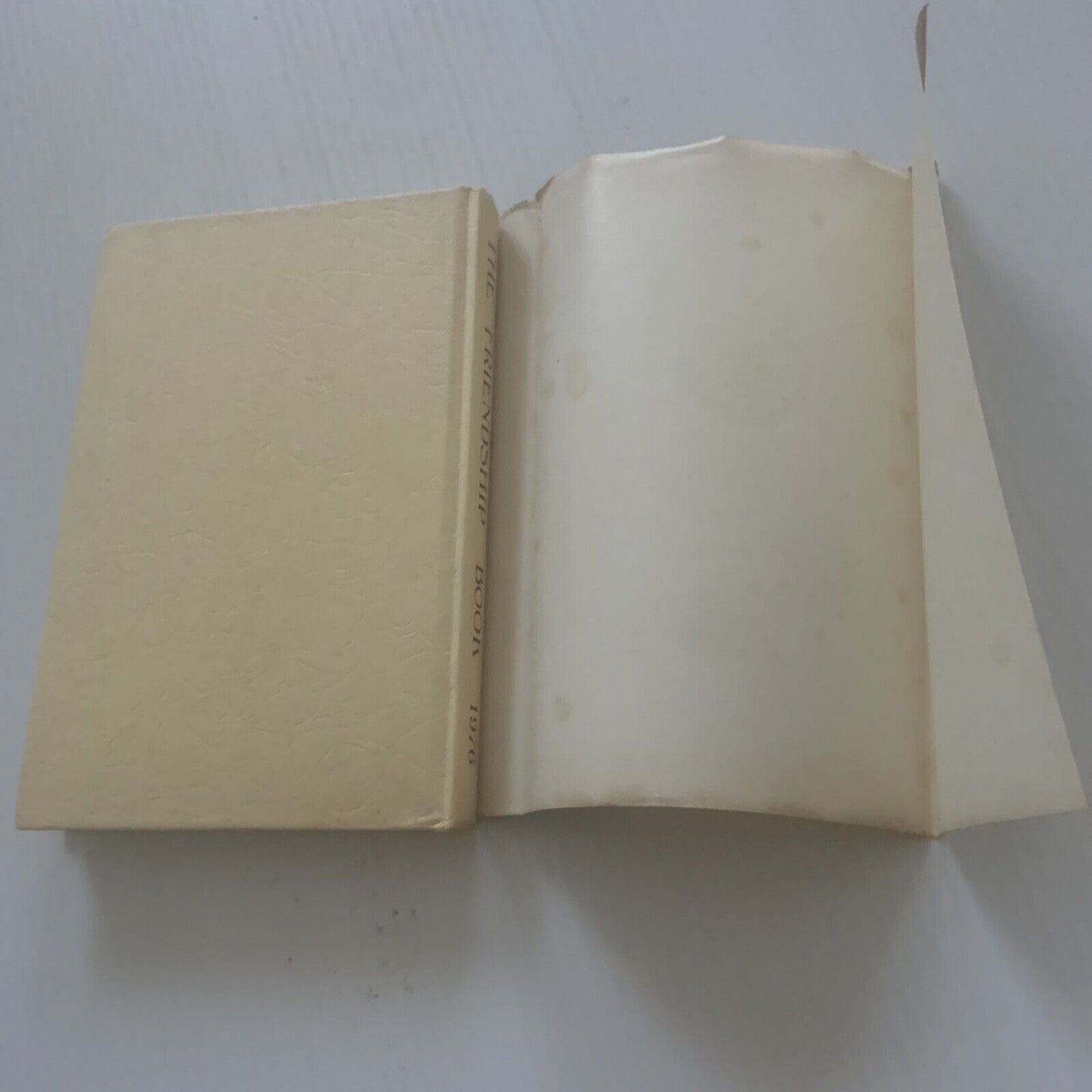 Vintage The Friendship Book Of Francis Gay 1976 Small HC DJ Small Tear Thoughts