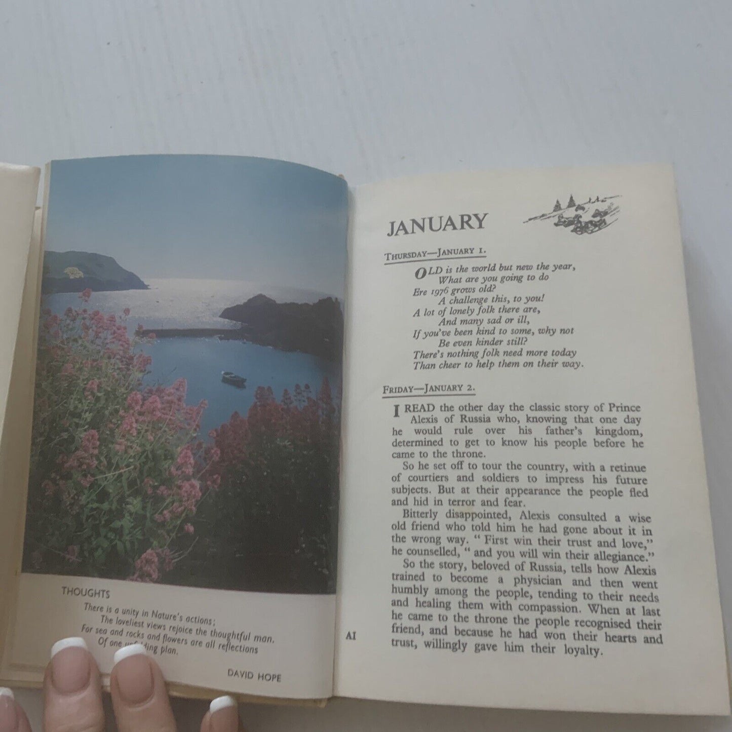 Vintage The Friendship Book Of Francis Gay 1976 Small HC DJ Small Tear Thoughts