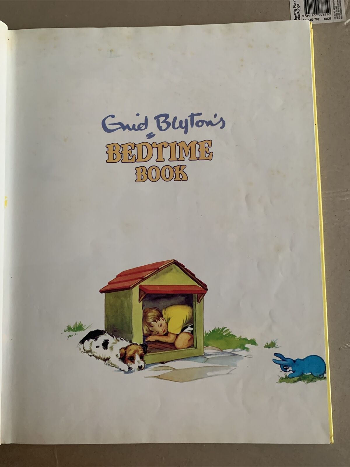 HC Book Enid Blyton BDTIME BOOK Dean Large HC 1986 Bright Illustrations Stories