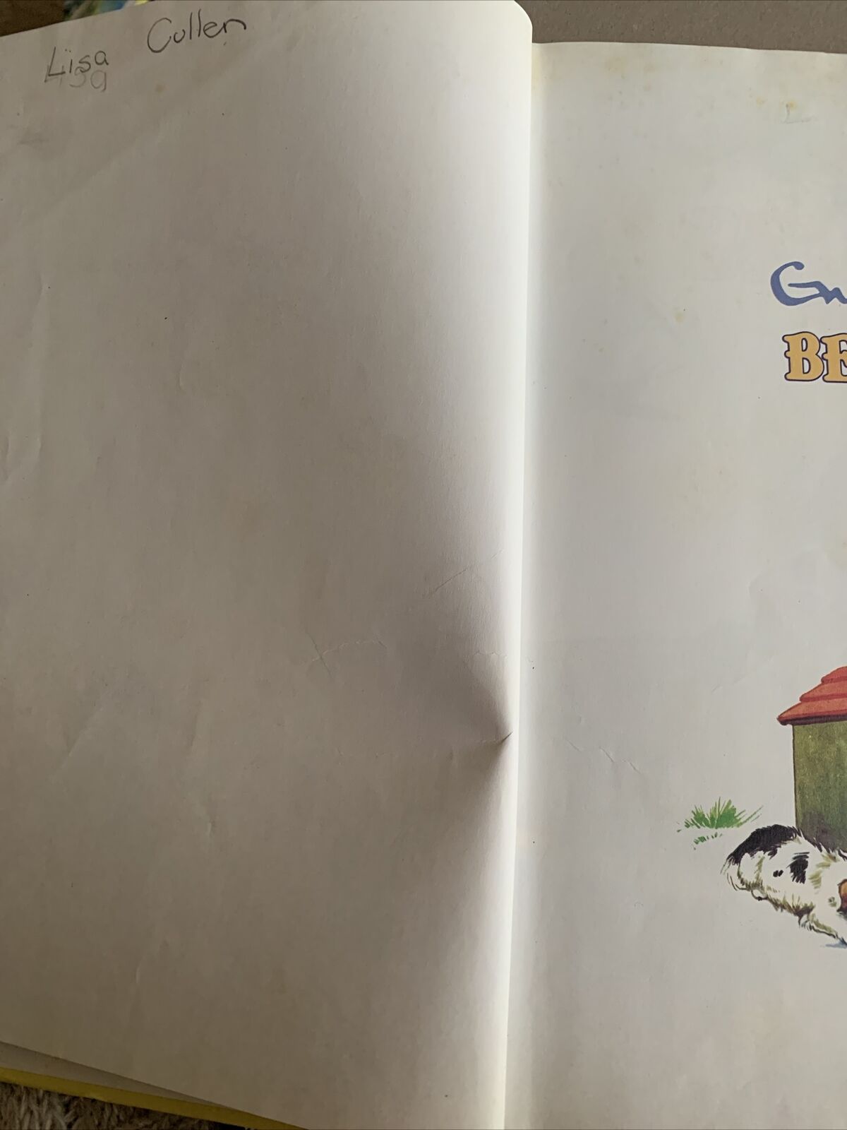 HC Book Enid Blyton BDTIME BOOK Dean Large HC 1986 Bright Illustrations Stories