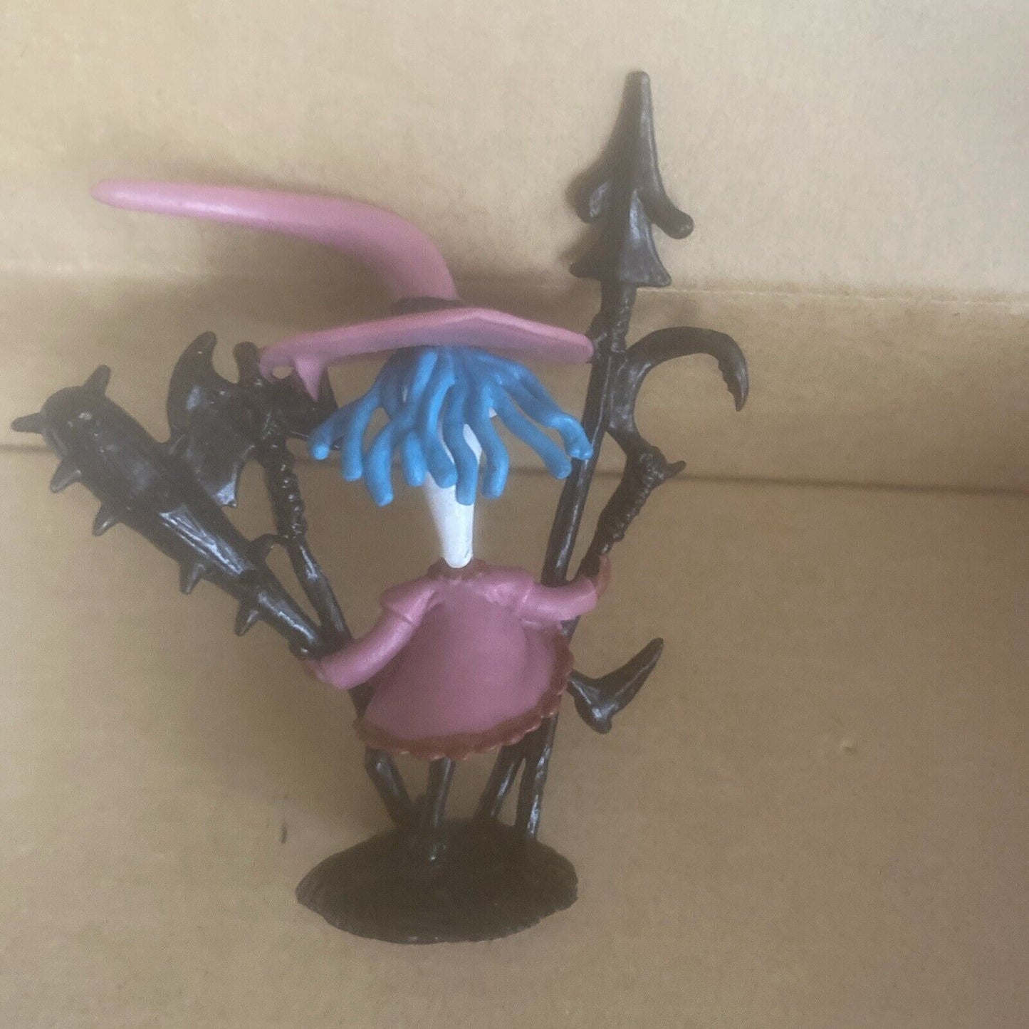 THE NIGHTMARE BEFORE CHRISTMAS Shock Vintage Plastic Figure BY APPLAUSE Witch