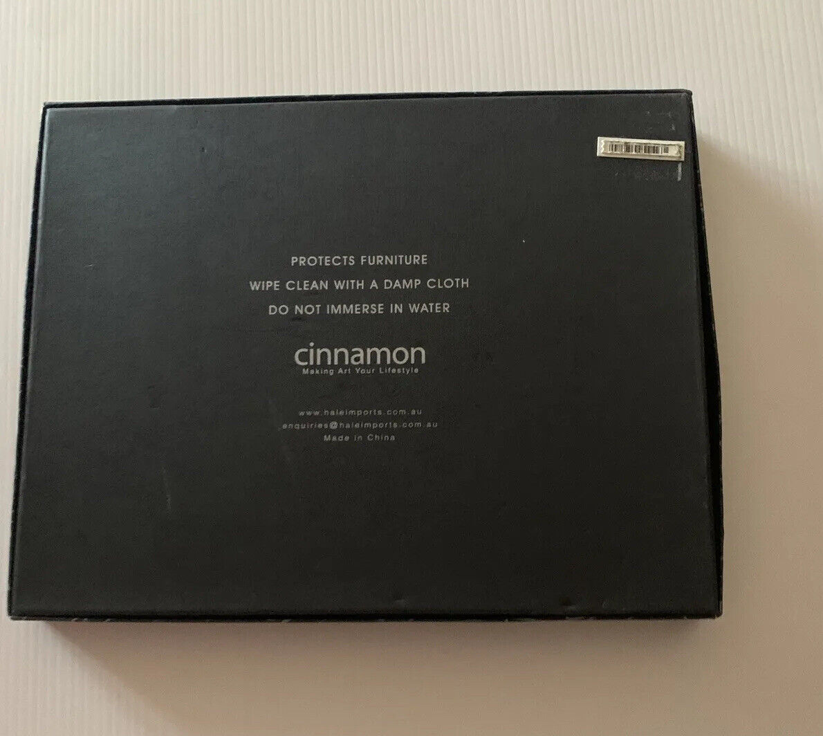 CINNAMON PLACE MATS 6 Piece Cork Box Set 34x26.5cm Beautiful Design NEW