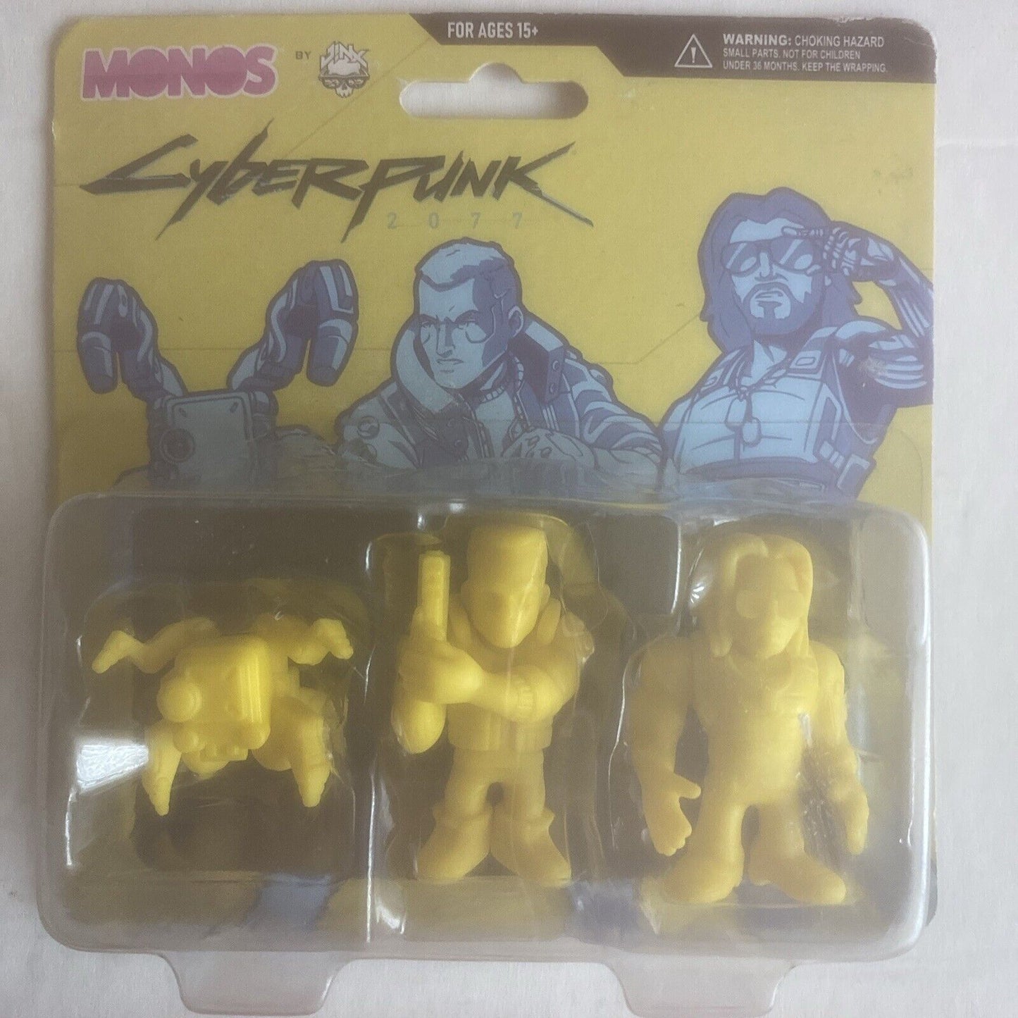 Cyberpunk 2077 Monos Mini Figures V Johnny Silverhand & Spider Bot Keanu Reeves