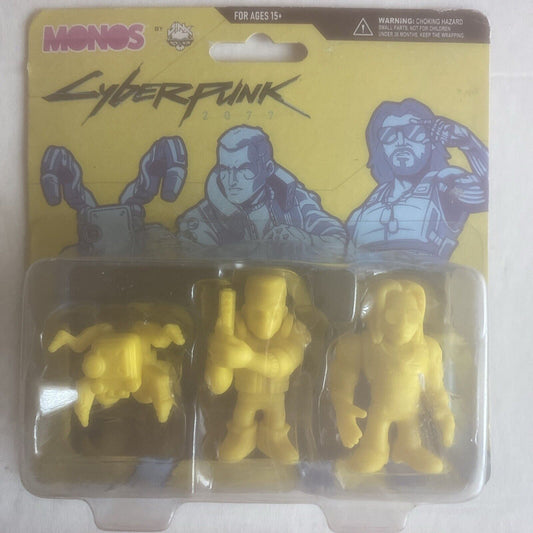 Cyberpunk 2077 Monos Mini Figures V Johnny Silverhand & Spider Bot Keanu Reeves