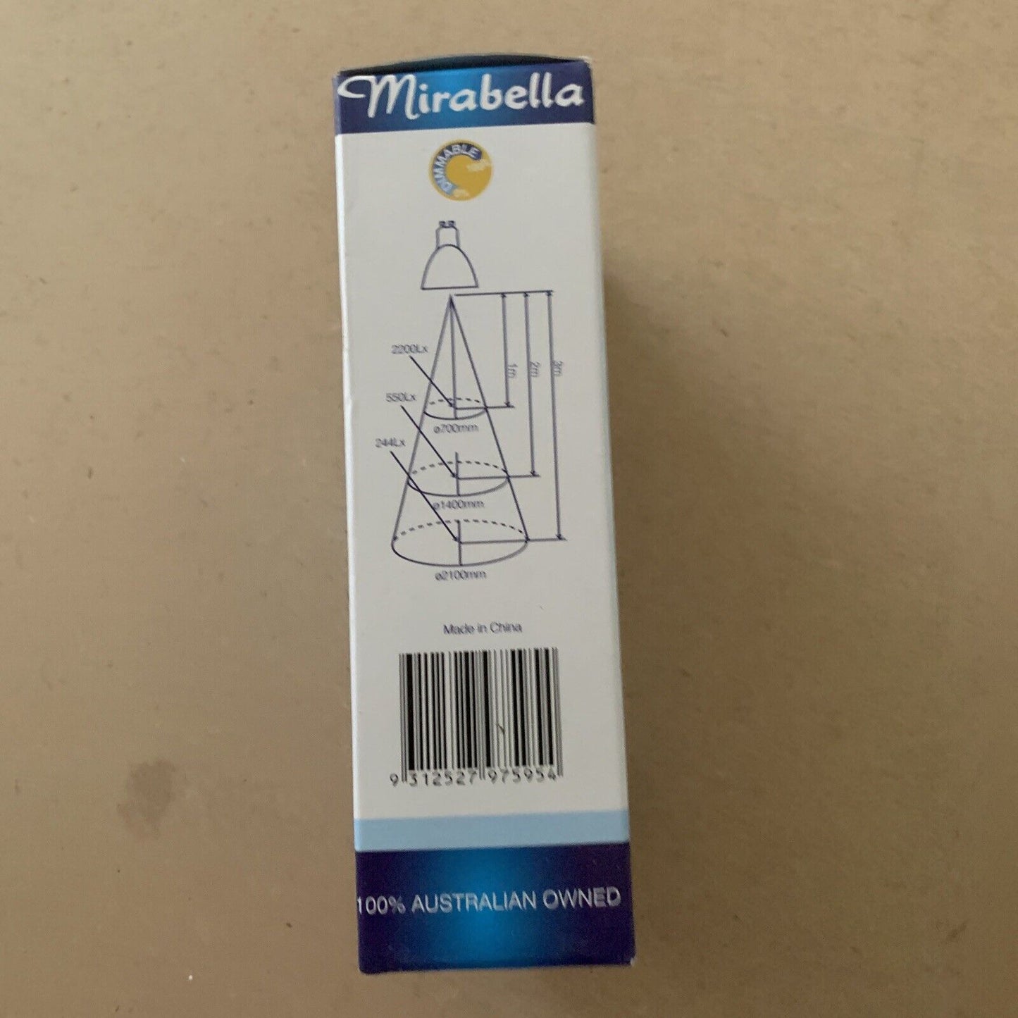 Mirabella 3 x 50W 240V Dimmable Halogen Downlight Globes Bulbs Lamps Warm White