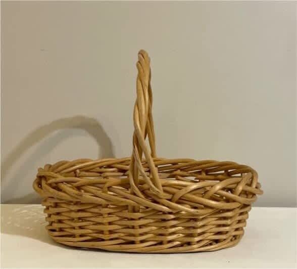 Unique Oval 42cm Carry Basket Flower Foraging Gift Hamper Market Decor AE352