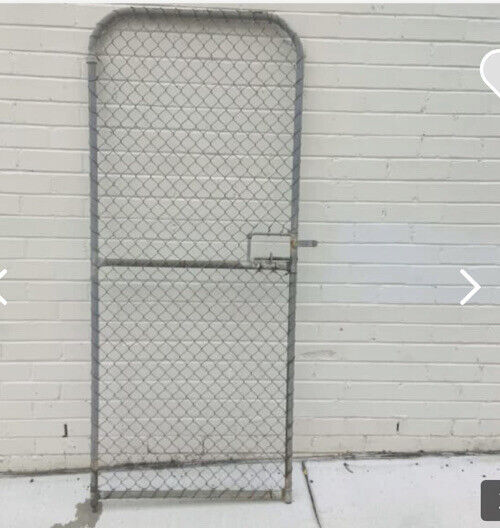 GALVANISED STEEL Cyclone SIDE GATE Mesh 180cm  78cm W 3cm TOPIARY Rustic Vintage