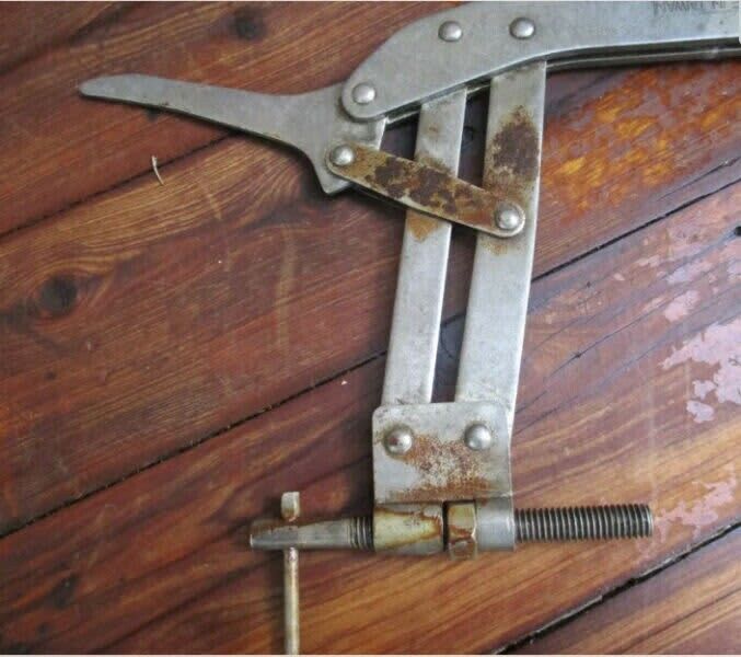 ENGINE VALVE SPRING COMPRESSOR G CLAMP Tensioner 30cm Made in Taiwan Vintage