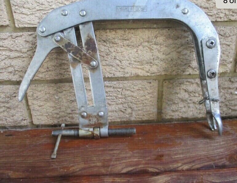 ENGINE VALVE SPRING COMPRESSOR G CLAMP Tensioner 30cm Made in Taiwan Vintage